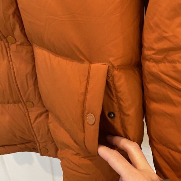 Aritzia The Super Puff TNA Burnt Orange Down Puffer Jacket Women's Size Small - Picture 2 of 13